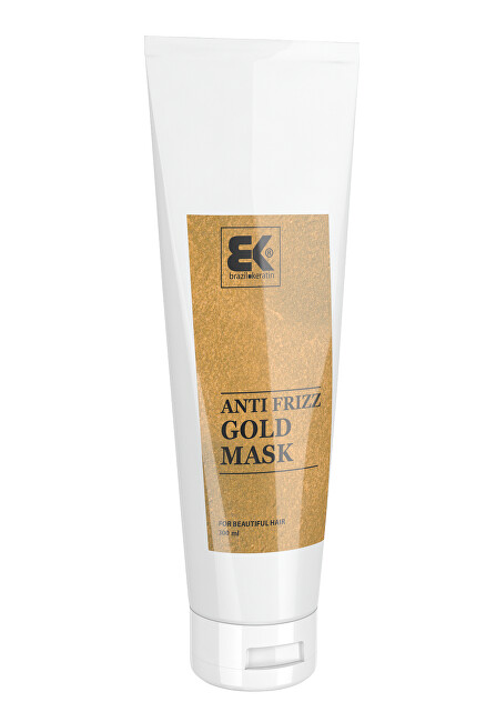 Brazil Keratin (Anti Frizz Gold Mask) 285 ml 300ml Moterims
