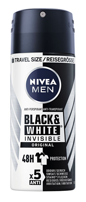 Nivea Antiperspirant Inspiration For Men Invisible For Black & White (Antiperspirant) 100 ml 100ml Kvepalai Vyrams