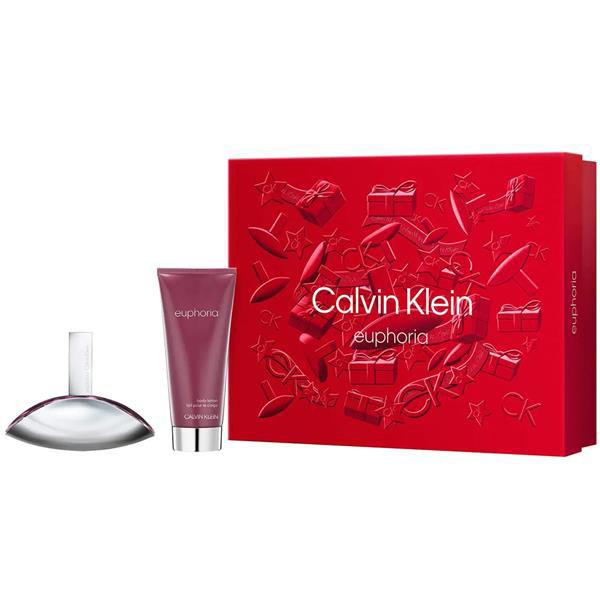 Calvin Klein Euphoria - EDP ​​50 ml + body lotion 100 ml 50ml Euphoria - EDP ​​50 ml + body lotion 100 ml Kvepalai Moterims Rinkinys