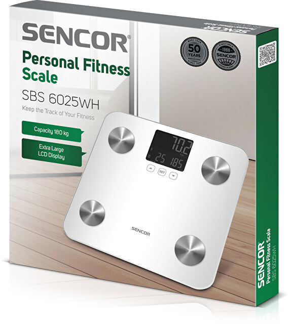 Sencor Personal scale SBS 6025WH Unisex