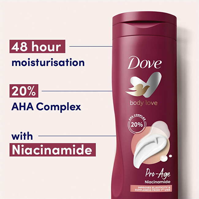 Dove Pro-Age Body Milk for Mature Skin 400ml Moterims