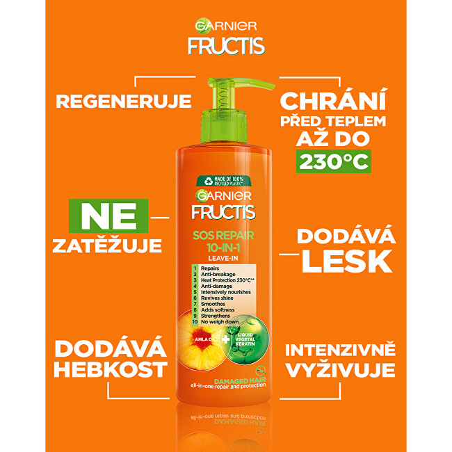 Garnier SOS Repair (All-In-One Leave-In) 400 ml 400ml atstatomoji plaukų priežiūros priemonė