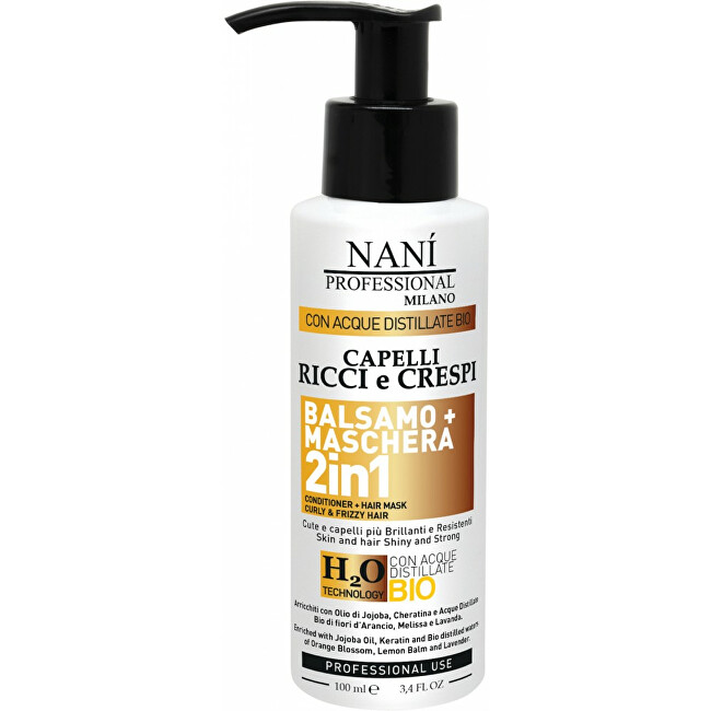 Nan&iacute; Conditioner and mask for curly and frizzy hair 2 in 1 (Conditioner + Hair Mask) 100 ml 100ml Moterims