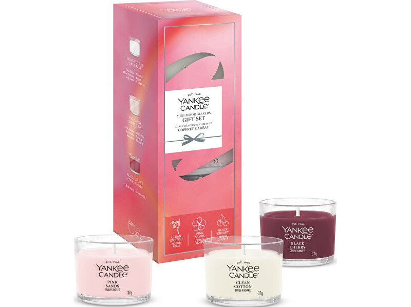 Yankee Candle Votive candle gift set 3 x 37 g kvepianti žvakė