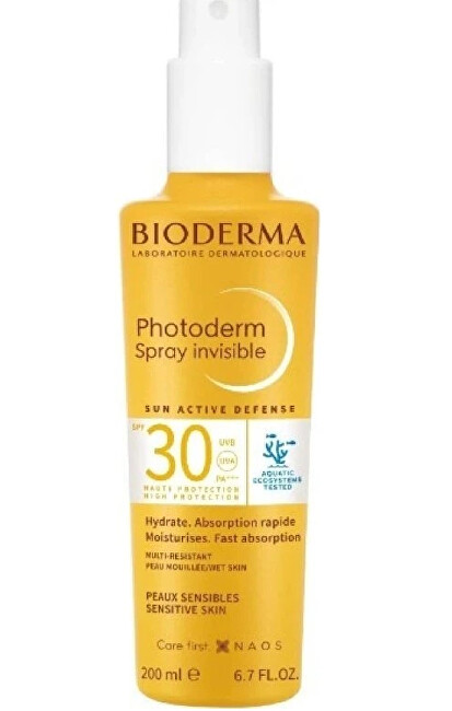 BIODERMA Sunscreen spray for sensitive skin SPF 30 Photoderm (Invisible Spray) 200 ml 200ml Unisex