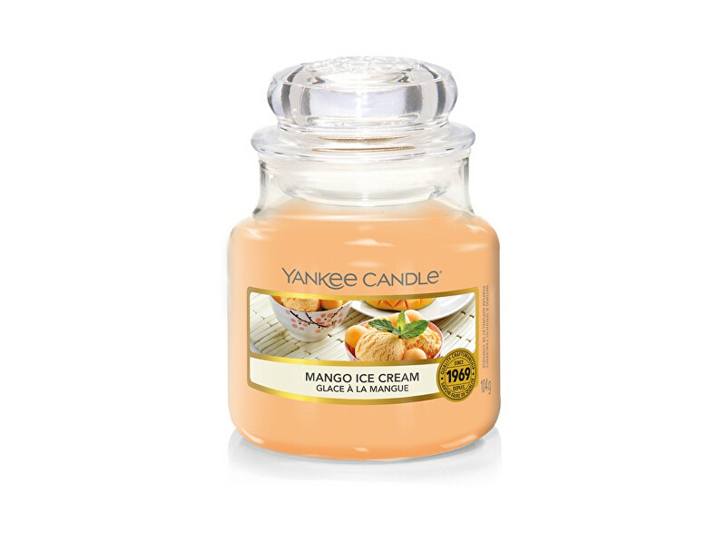 Yankee Candle Aromatic candle Classic small Mango Ice Cream 104 g Kvepalai Unisex