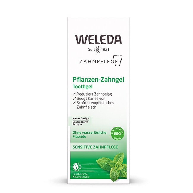 Weleda Vegetable dental gel 75 ml 75ml Dantų emalį stiprinanti priemonė