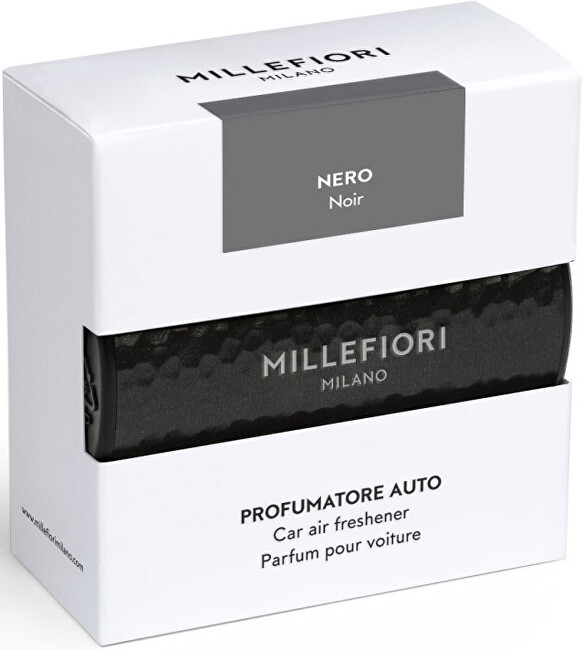 Millefiori Milano Car fragrance Metal Shades Nero - black automobilio gaiviklis