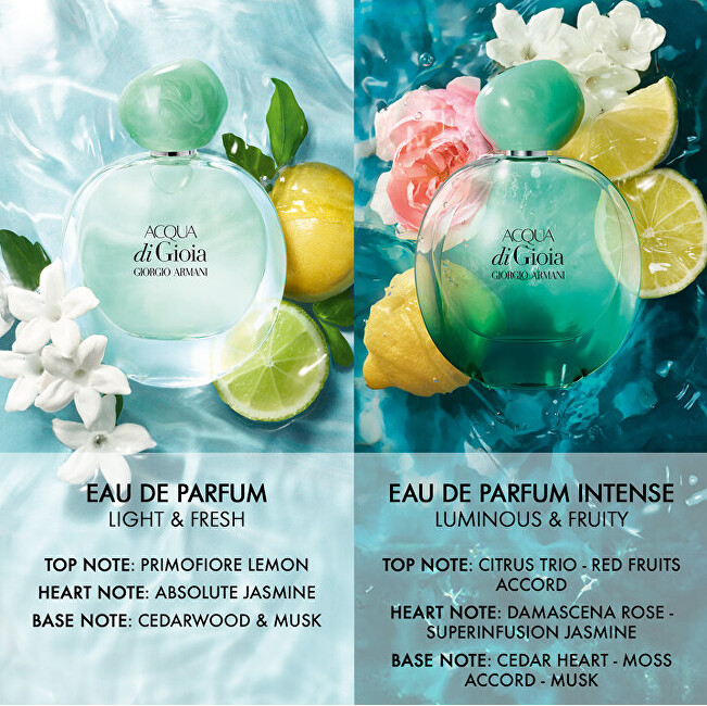 Giorgio Armani Acqua Di Gioia Intense - EDP 50ml Kvepalai Moterims EDP