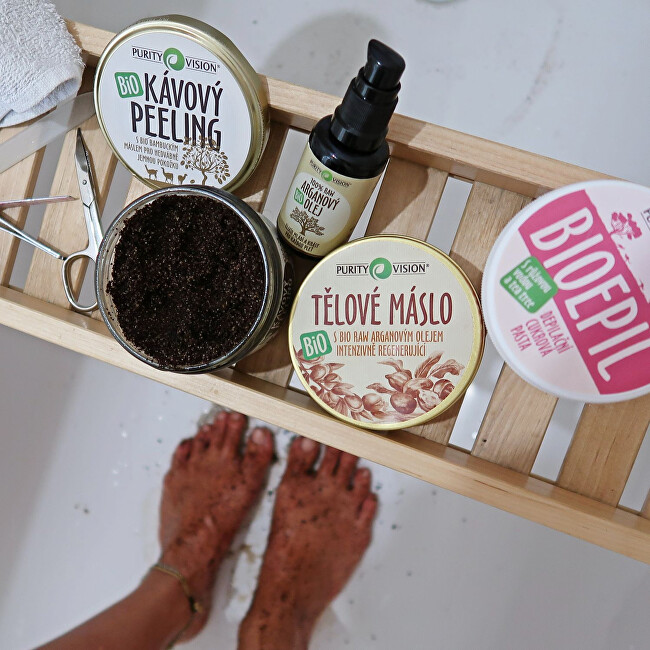 Purity Vision Bio Coffee peeling 175 g sveikatos apsaugai