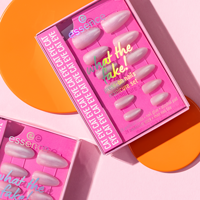 Essence What the Fake! Press-On 02 Cat Eye False Nail Set priemonė nagams