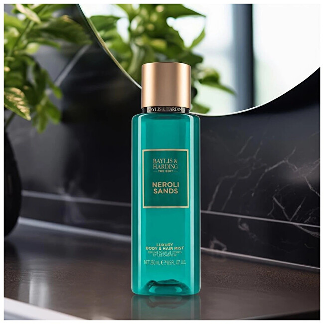 Baylis & Harding The Edit Neroli Sands body and hair mist (Luxury Body & Hair Mist) 250 ml 250ml nenuplaunama plaukų priežiūros priemonė