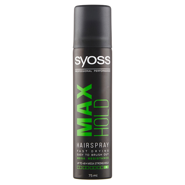 Syoss Hair Loss for Mega Firm Fixation Max Hold 5 ( Hair spray) Plaukų formavimo priemonė Moterims