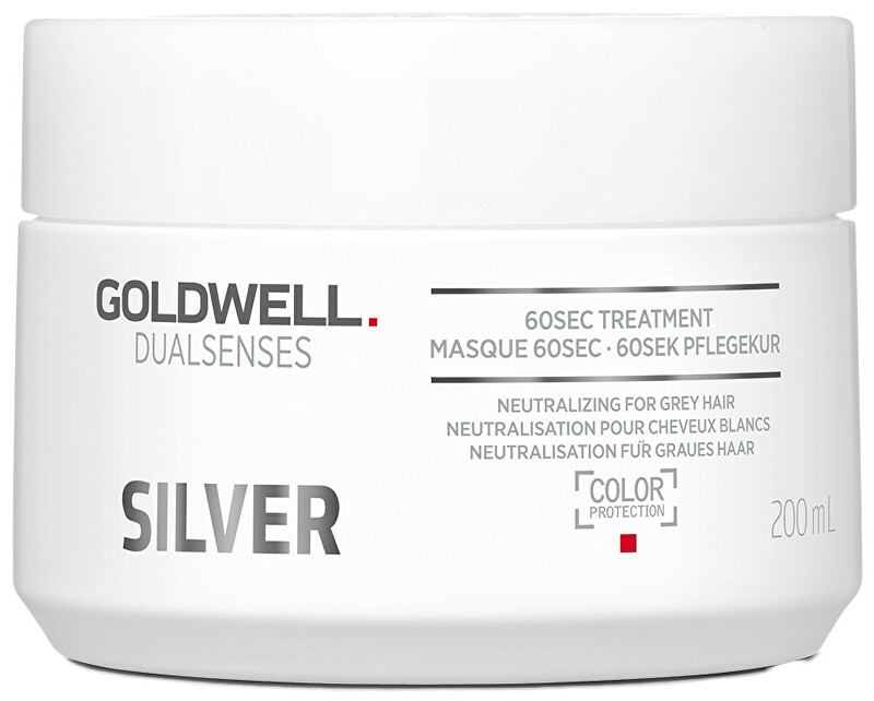 Goldwell Mask for blonde and gray hair Silver (60sec Treatment) 200ml Moterims
