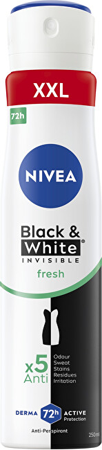 Nivea Antiperspirant spray B&W Fresh Anti-Perspirant 250 ml 250ml Moterims