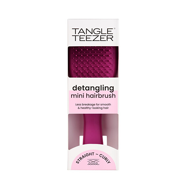Tangle Teezer Mini Ultimate Detangler Electric Hair Brush Raspberry plaukų &scaron;epetys