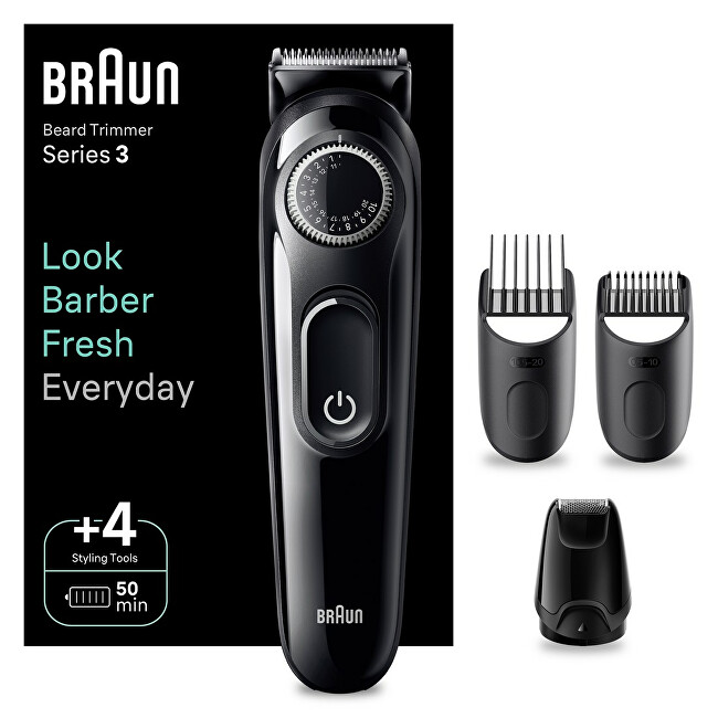 Braun Beard and hair trimmer 3420 Grey Vyrams