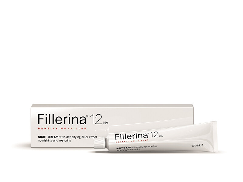 Fillerina Night cream 12 HA grade 3 (Night Cream) 50 ml 50ml vietinės priežiūros priemonė
