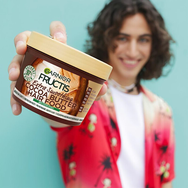 Garnier Mask for unruly and frizzy hair ( Cocoa Butter Hair Food) 390 ml 390ml nenuplaunama plaukų priežiūros priemonė