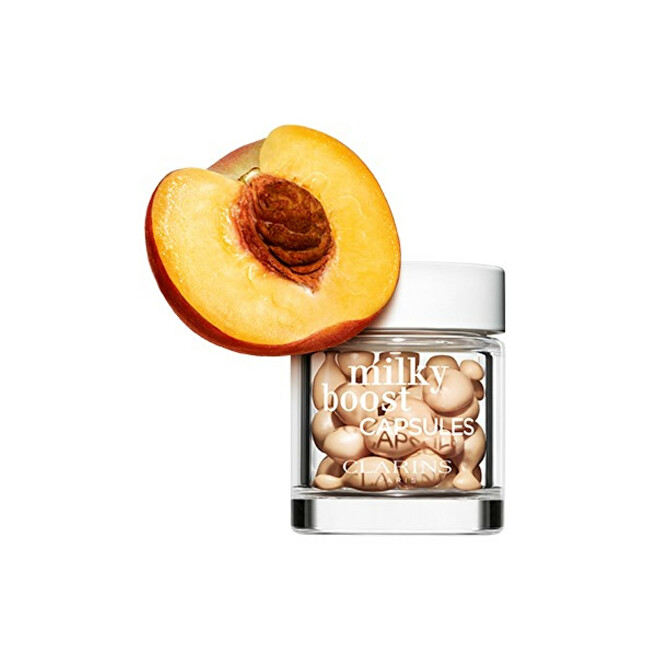 Clarins Brightening make-up in Milky Boost Capsules 30 ml 06 30ml makiažo pagrindas