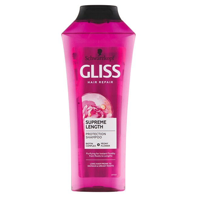 Schwarzkopf Gliss Supreme Length Protection Shampoo Plaukų &scaron;ampūnas Moterims