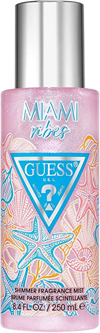 Guess Miami Vibes - tělov&yacute; z&aacute;voj se třpytkami 250ml Moterims
