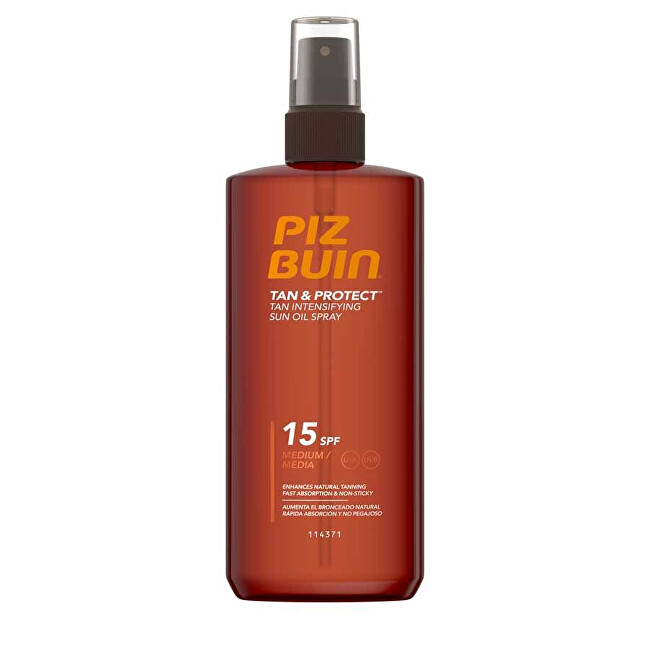 Piz Buin Oil accelerating the tanning process in SPF 15 Tan & Protect (Sun Oil Spray) 150 ml 150ml Unisex