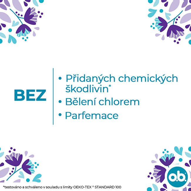 o.b. Extra Protect Super Plus tampons 16 pcs Intymios higienos priemonė