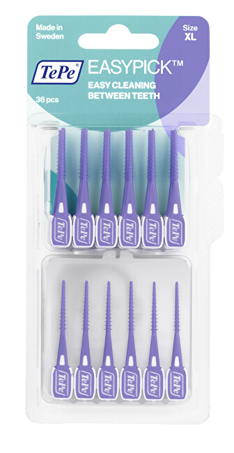 TePe Easypick XL rubber toothpicks purple 36 ks Unisex