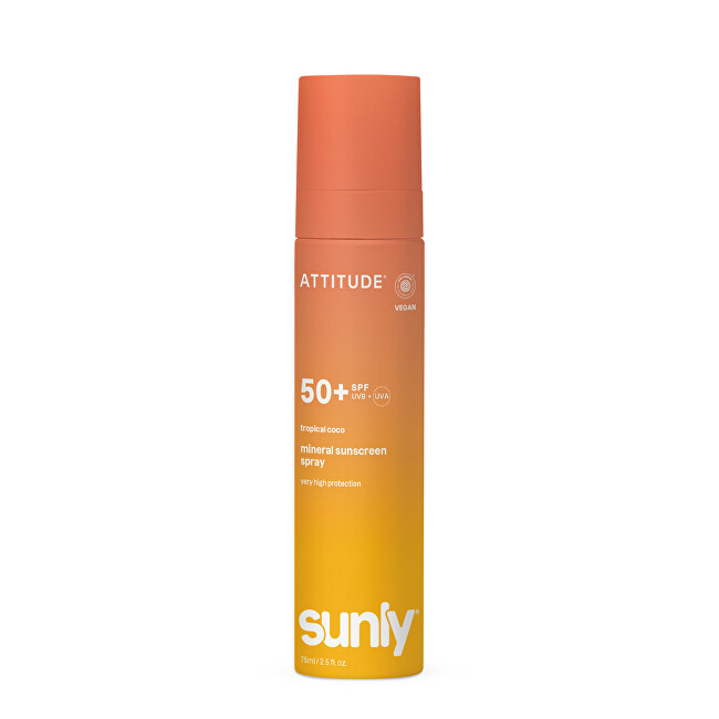 Attitude Mineral sunscreen spray SPF 50 Sunly Spray 75 ml 75ml Unisex Attitude Mineral sunscreen spray SPF 50 Sunly Spray 75 ml 75ml Unisex