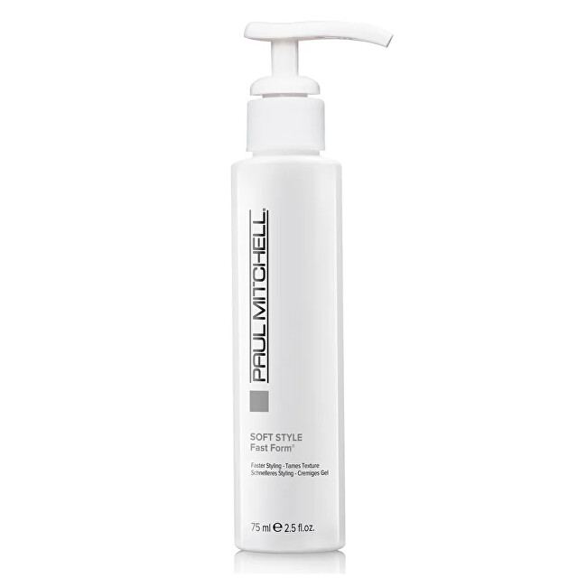 Paul Mitchell Cream gel for flexible hair strengthening Soft Style (Fast Form Cream Gel) 75ml Moterims