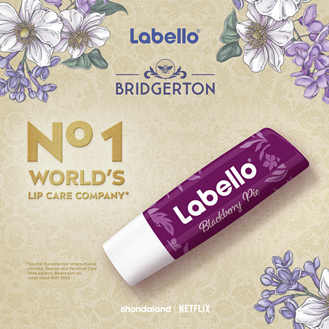 Labello Bridgerton Blackberry Pie Lip Balm 4.8 g lūpų balzamas