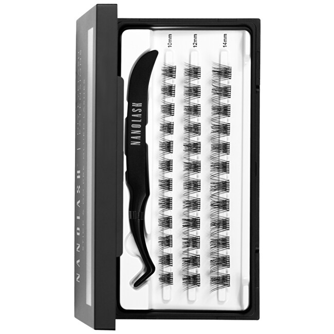 Nanolash Self-adhesive cluster eyelashes Harmony Short 36 pcs blakstienų tu&scaron;as
