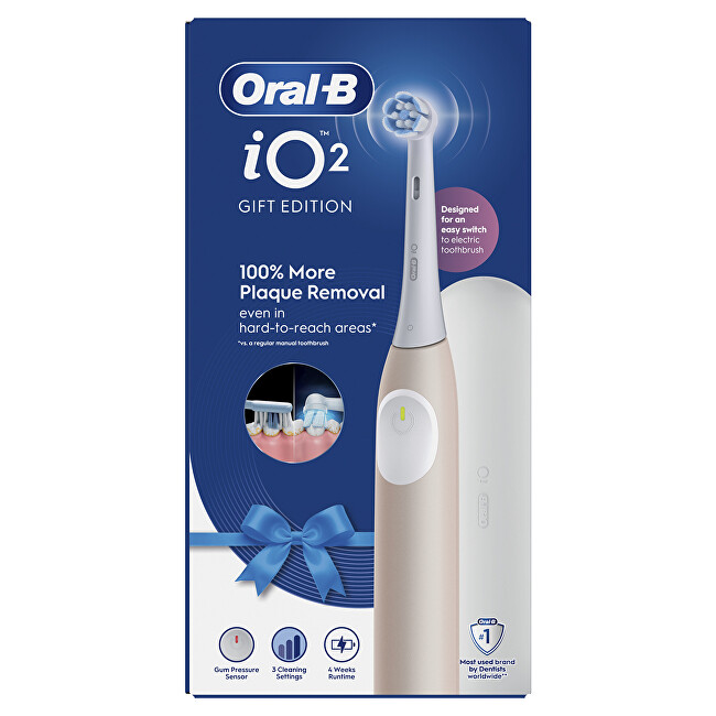 Oral B IO2 Series Pink Electric Toothbrush dantų &scaron;epetėlis