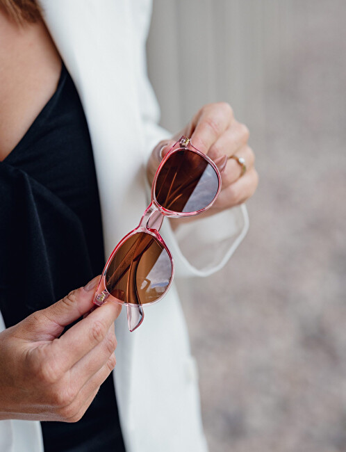 Vuch Sunglasses Mitzi Transparent Pink akiniai nuo saulės