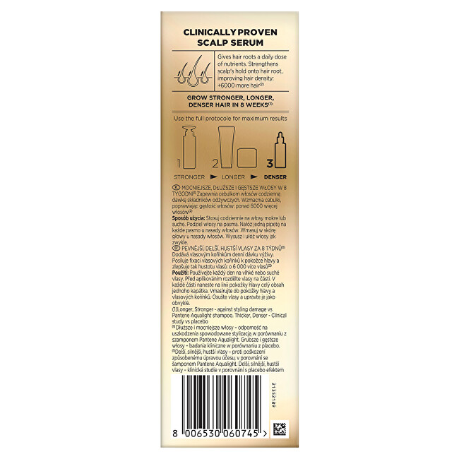 Pantene Hair serum Grow Abundant Anti Hair-Loss Scalp Serum 60 ml 60ml &scaron;ampūnas