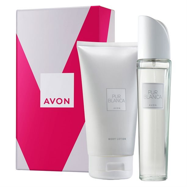 Avon Pur Blanca cosmetic set Moterims