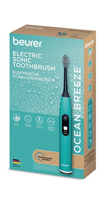 Beurer Sonic Electric Toothbrush SC50 - Ocean Breeze dantų &scaron;epetėlis