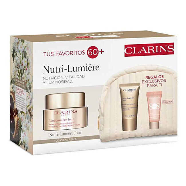 Clarins Nutri-Lumière skin nourishment set Moterims