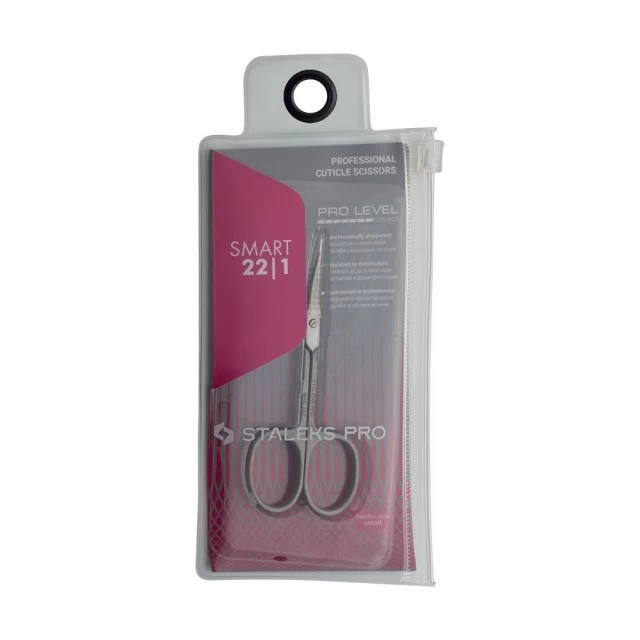 STALEKS Cuticle scissors Smart 22 Type 1 (Professional Cuticle Scissors) Manikiūro priemonė
