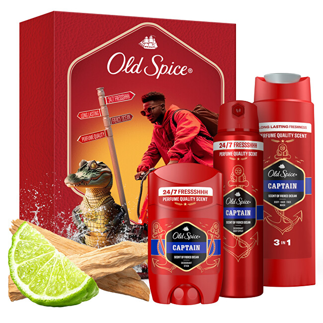 Old Spice Captain Urban Travel Set - D&aacute;rkov&aacute; sada Vonios ir du&scaron;o priemonė Vyrams