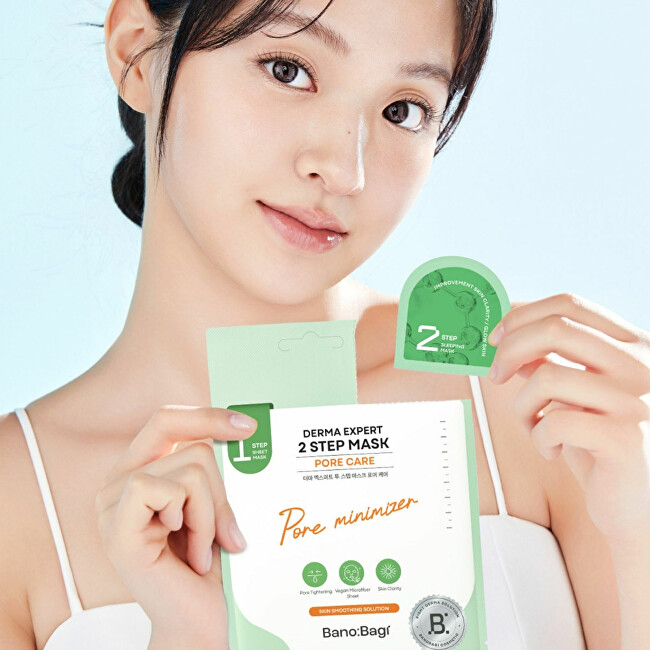 BANOBAGI Two-phase mask for reducing enlarged pores Derma Expert Pore Care (2 Step Mask) 25+2 g vietinės priežiūros priemonė