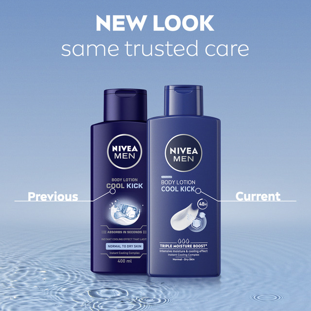 Nivea Cool Kick Body Lotion for Men 400 ml 400ml Vyrams
