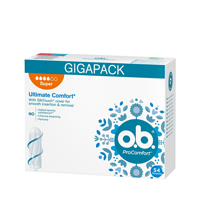 o.b. Super tampons ProComfort 54 pcs Intymios higienos priemonė