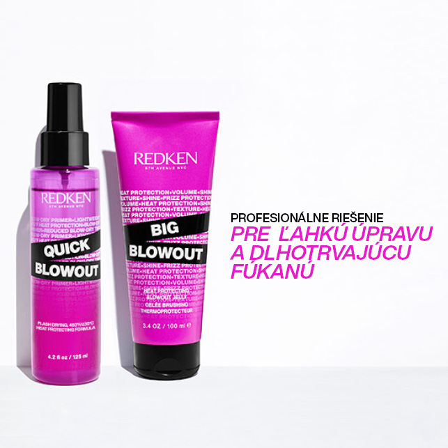 Redken Hair gel for instant volume and shine Big Blowout (Heat Protecting Jelly Serum) 100 ml 100ml plaukų apsauga nuo kar&scaron;čio