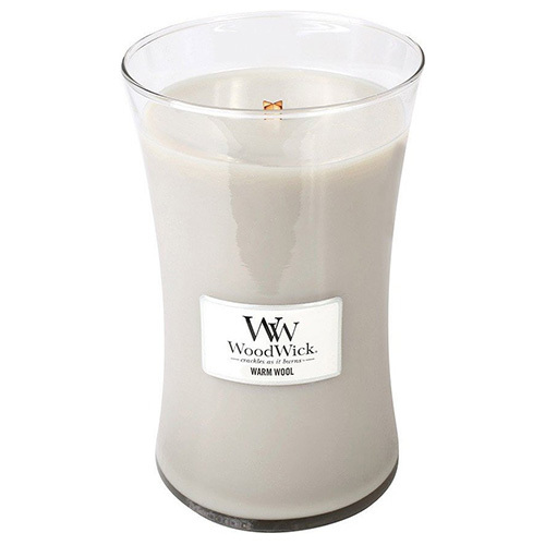 WoodWick Scented candle vase Warm Wool 609.5 g Unisex