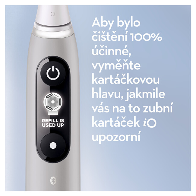 Oral B Electric toothbrush Series iO 6 Grey Opal dantų &scaron;epetėlis