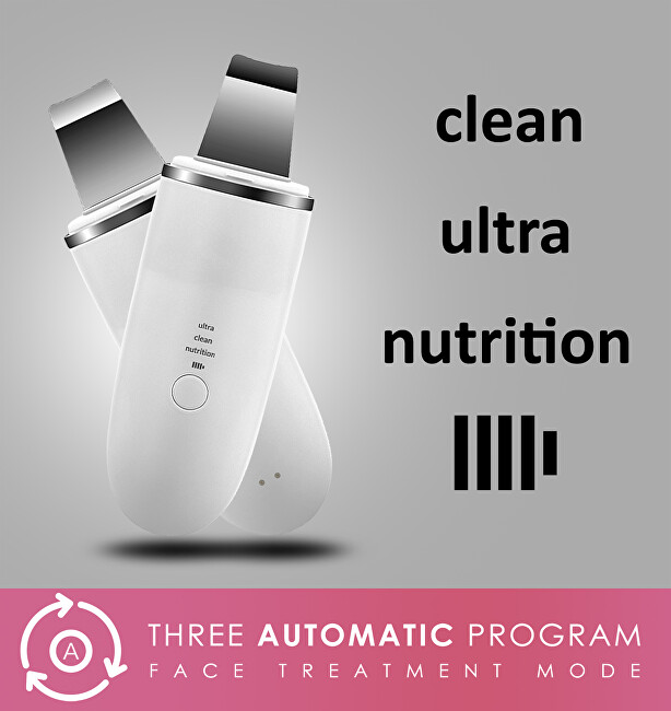 BeautyRelax Ultrasonic spatula Peel & Lift Premium white BR-1530 veido valymo prietaisas