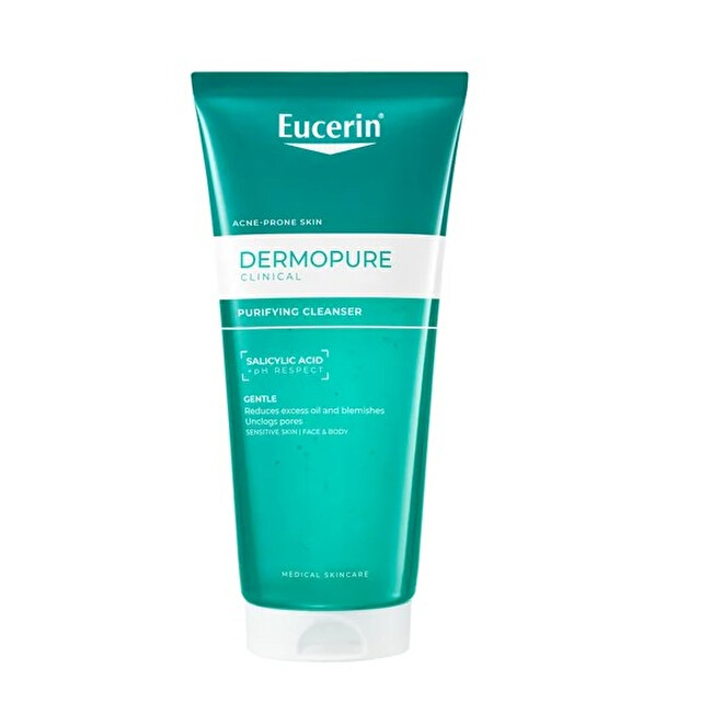 Eucerin Dermopure Clinical Purifying Cleanser 200 ml 200ml makiažo valiklis