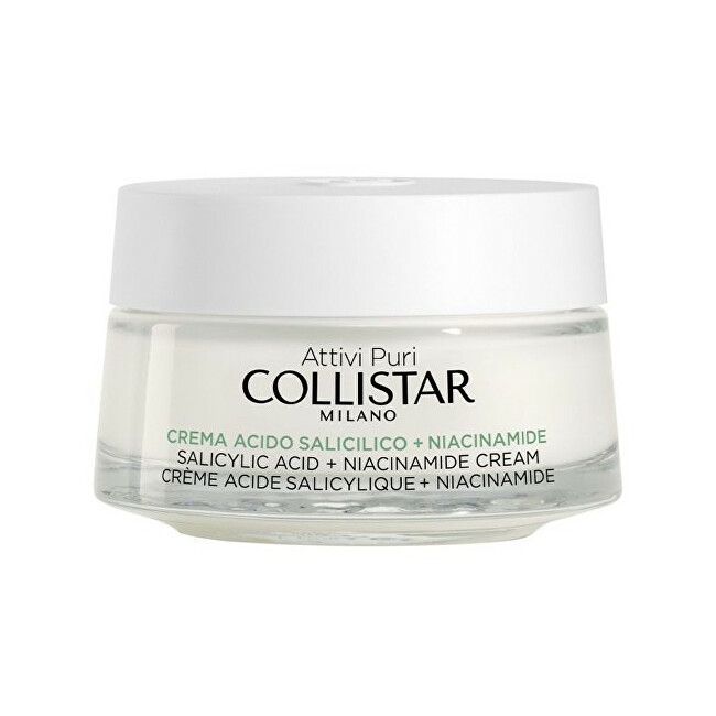 Collistar Skin cream Attivi Puri Salicylic Acid + Niacinamide (Cream) 50 ml 50ml Moterims